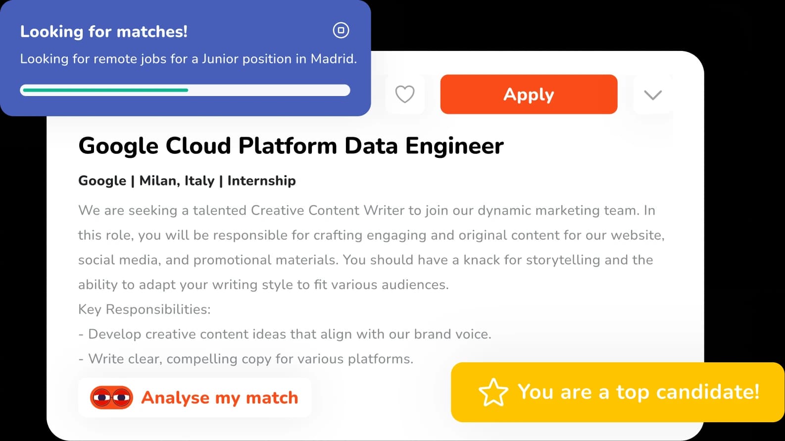 AI Match - Job Card